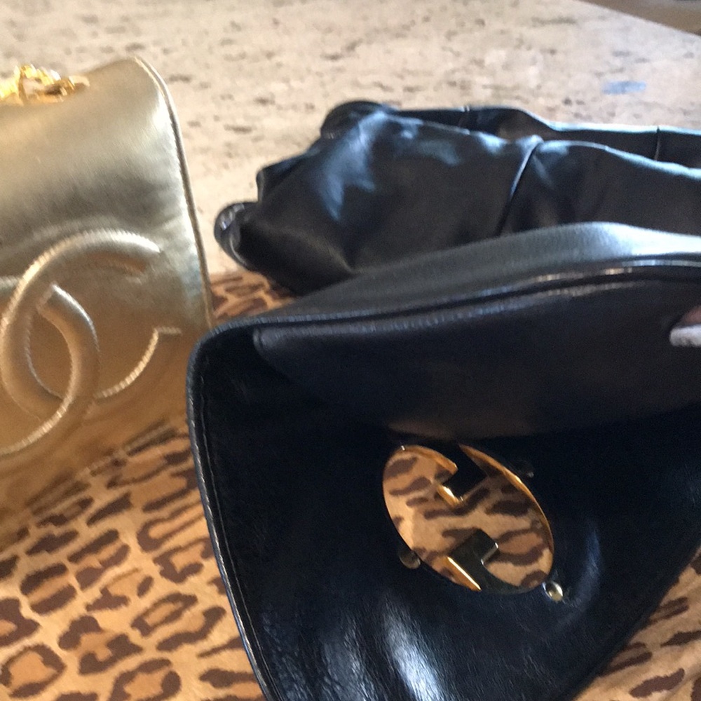 Gucci Black Leather 1970s Great condition. - Picture 6 of 12